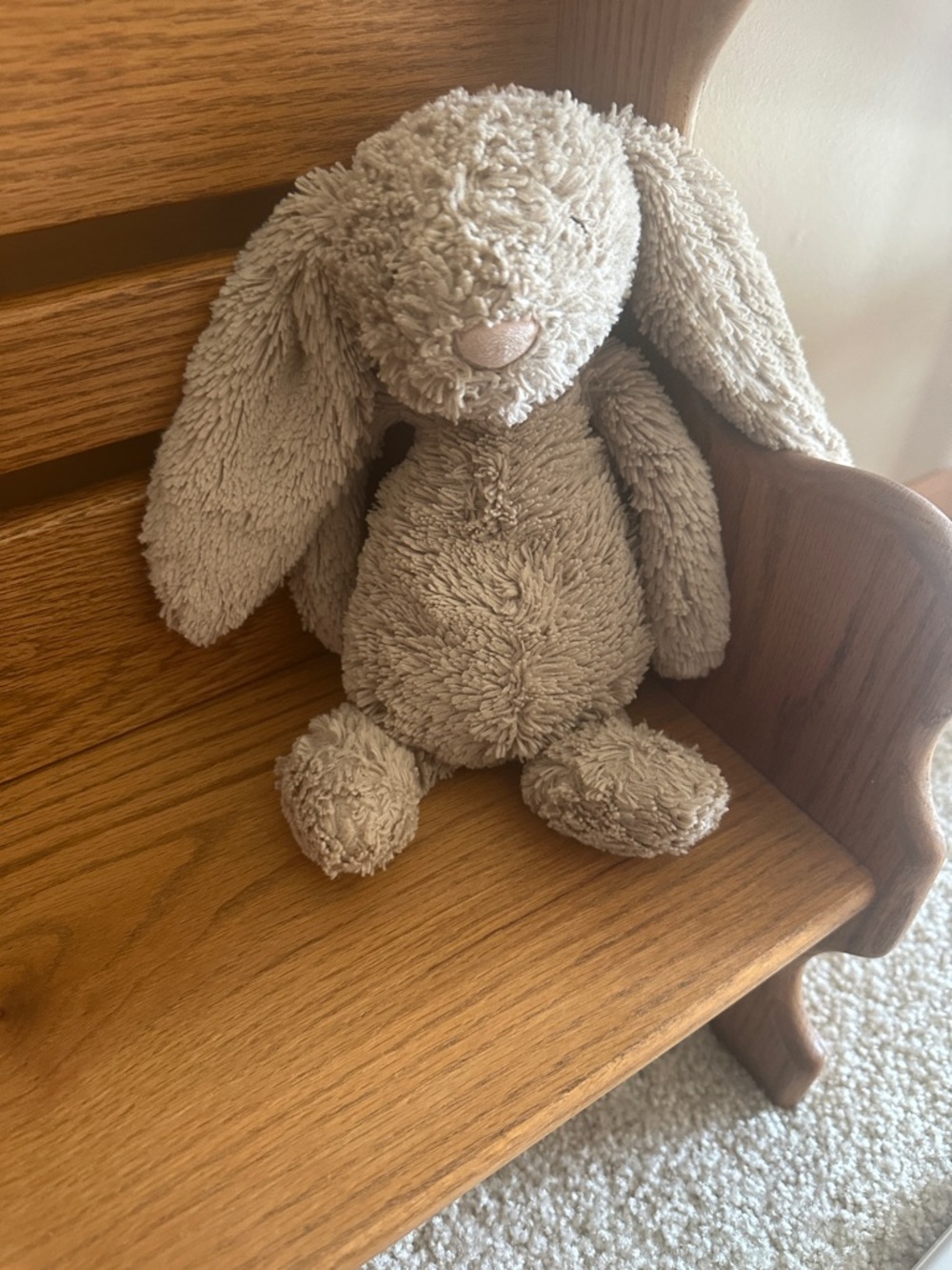 Jelly Cat Plush Beige Bunny - Picture 5 of 9